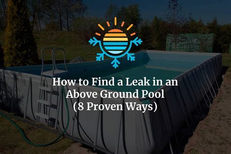 Common Above Ground Pool Leaks